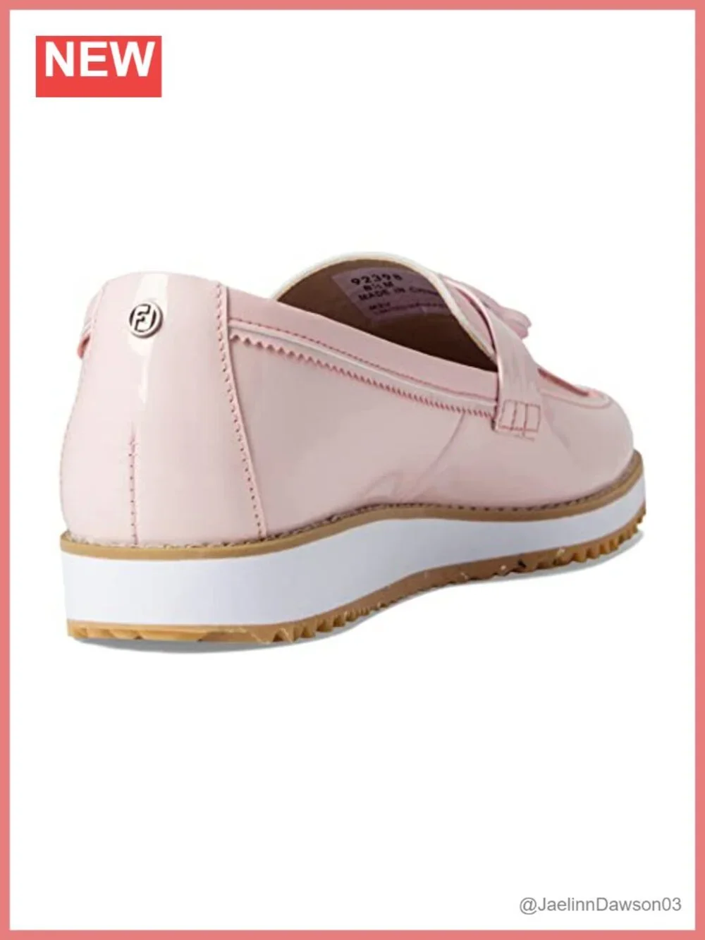 Footjoy Women's Fj Sandy Slip-On Golf Shoes Leather Spikeless